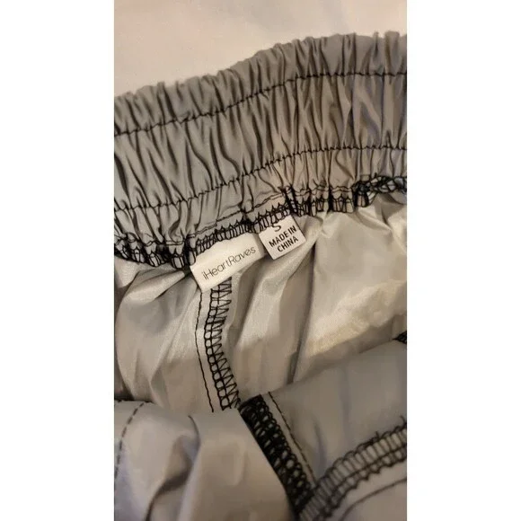 IHeartRaves SM Reflective Cargo Headbanger Sweatpants and Reflective Shrug Set - Picture 5 of 9